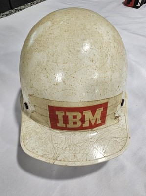 Vintage 80's IBM Helmet - Bruce Sturtz Rockville, MD. Good Condition Rare