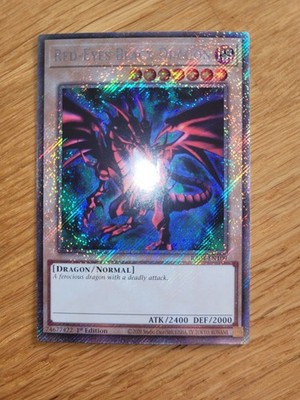 Red Eyes Black Dragon RA04-EN109 Platinum Secret Rare English 1st Edition