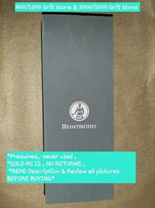 Messermeister COMBO SHARPENING / POLISHING STONE KIT - 400/1000 & 2000/5000 Grit