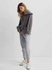 Varley Vine Half Zip DoubleSoft Sweatshirt Small Satin Shadow Dusty Purple Gray