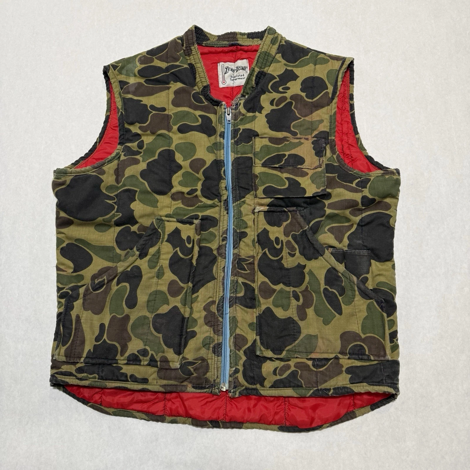 Vintage Walls Zero Zone Camo Hunting Best Large Camouflage 70s 80s image 1