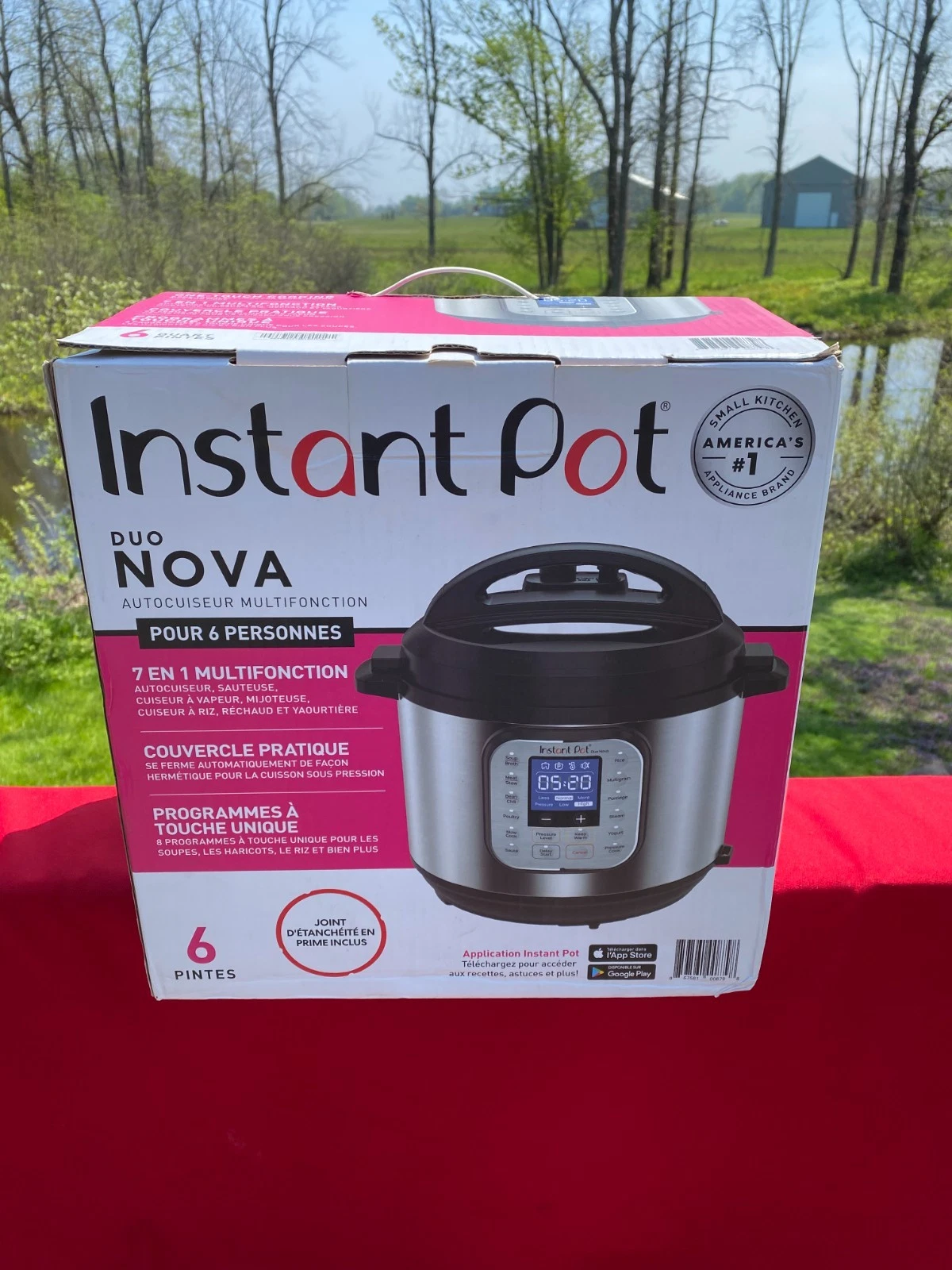 Instant Pot IP-DUO60 6 qt. 7-in1 Electric Pressure Cooker - Black/Silver New
Opens in a new window o