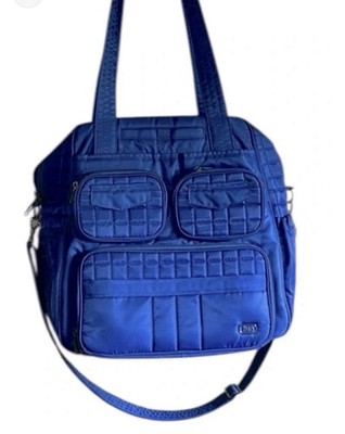 Lug Puddle Jumper Tote Bag Blue Purse Travel Diaper  display picture 1