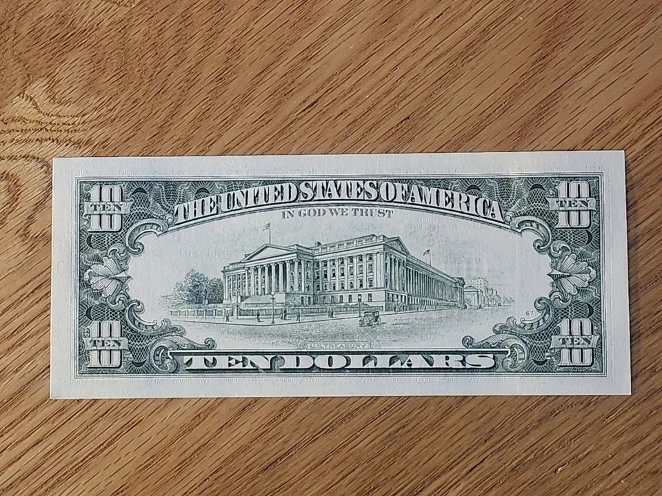 1995 $10 "STAR NOTE" GEM/UNC ST LOUIS #H04512480* 3 OF 3 CONS SERIAL NUMBERS - Image 2 of 4