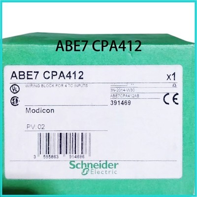 New Schneide programmable controller ABE7CPA412 WIRING BLOCK FOR 4 TC INPUTS