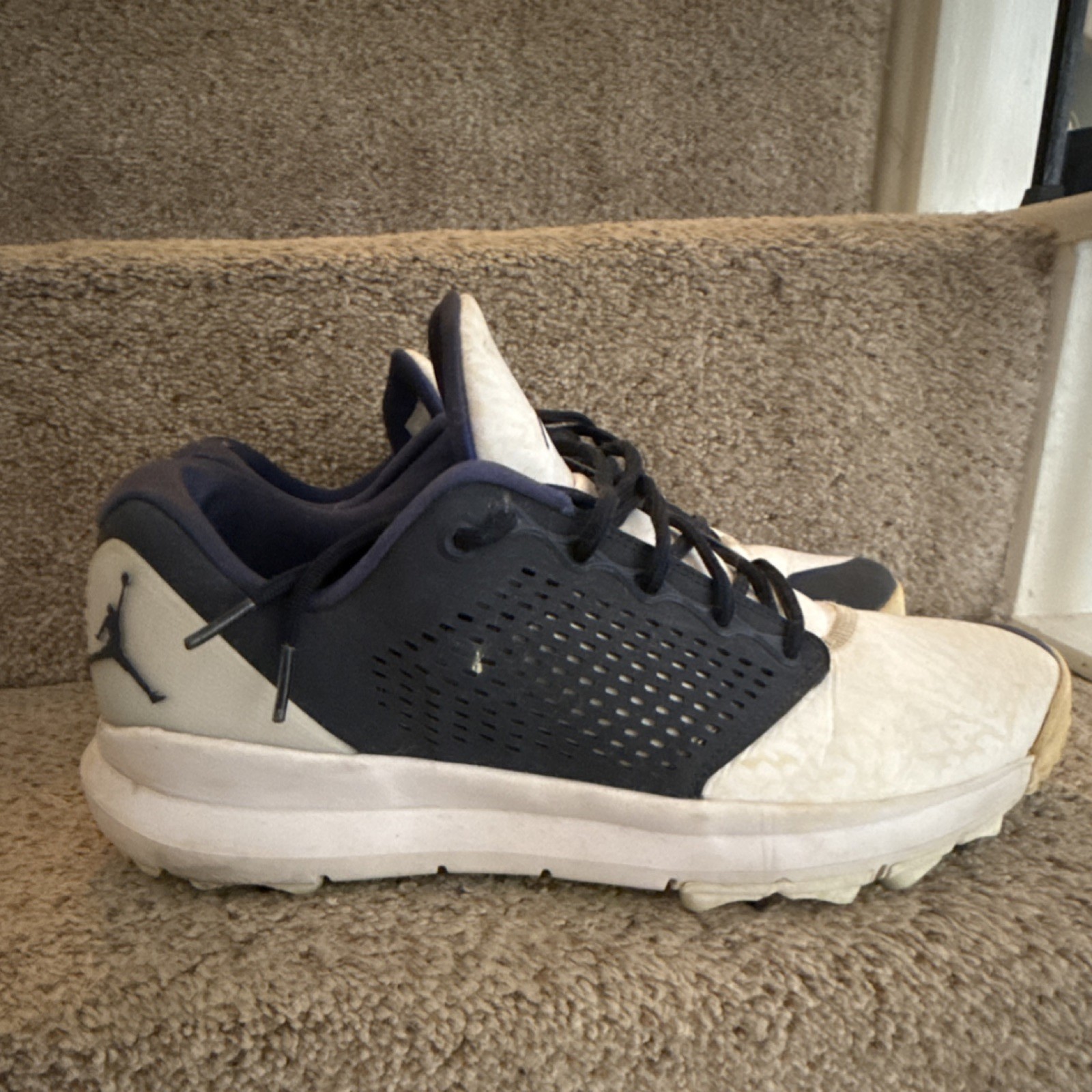 White Navy Synthetic Spikes Ah7747-101