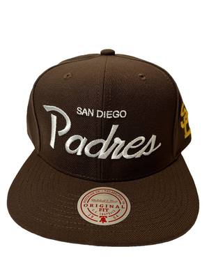 Mitchell & Ness San Diego Padres MLB Head Coach Snapback Hat