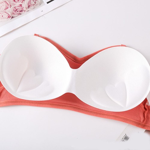 Top tubo envolvente elástico para mujer con almohadilla extraíble talla única spandex lycra - Imagen 9 de 24