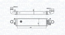 F&uuml;r MAGNETI MARELLI 351319205420 intercooler MERCEDES CLASSEA-B-GLA
