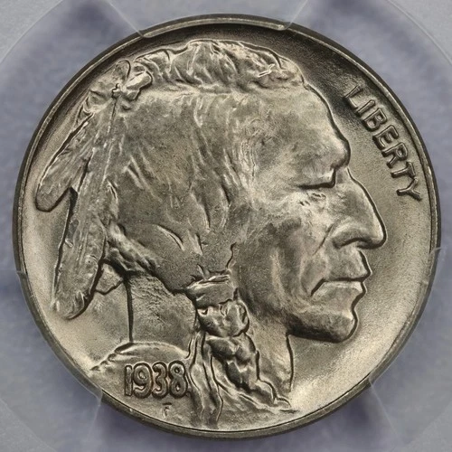 1938-D 5c Buffalo Nickel - PCGS MS 64
