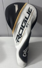 Callaway Golf Rogue ST Driver Headcover Head Cover Black/White/Gold —Very Good