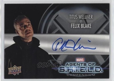 2020 Marvel Agents of SHIELD Compendium Actor Titus Welliver #AA-TW Auto 13xi