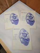 1954 Batesville Greensburg Aurora North Vernon Football Programs Lot Of 3 