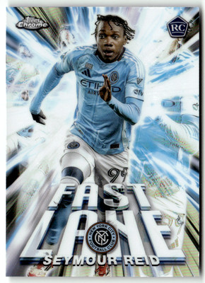 2025 Topps Chrome MLS No. FL-23 Seymour Reid Rookie Fast Lane