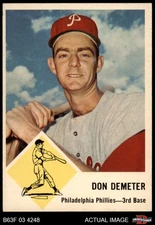 1963 Fleer #53 Don Demeter Phillies 5 - EX