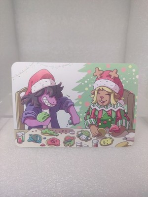 Deltarune Noelle And Susie Art Print Holiday Card Collection Fangamer Special Ed