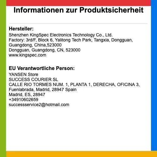 Schnelle 2.5 Zoll SATA SSD 256GB - Optimale Leistung für Desktop und Laptop - Bild 2 von 2