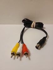 Sega Saturn A/V Cord Cable Used Cleaned And Tested