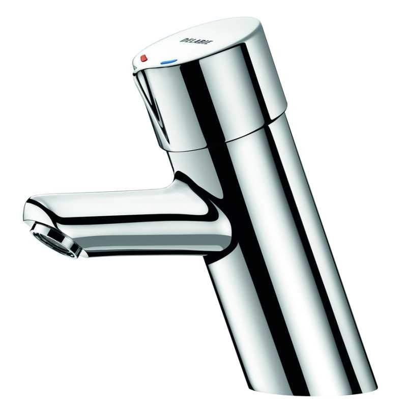 Mitigeur temporisé TEMPOMIX DELABIE à économie d'eau automatique pour lavabo public