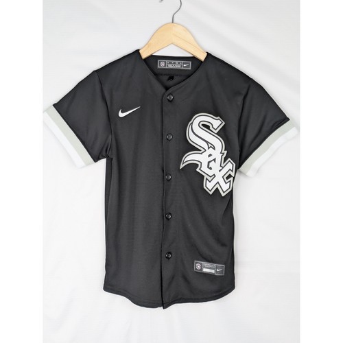 Nike Chicago White Sox Moncada #10 Youth Size 8 Black MLB Baseball Jersey