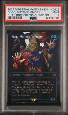 2025 MTG FINAL FANTASY #0522 GOGO, MASTER OF MIMICRY PSA 9 | eBay