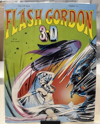 Flash Gordon 3-D 1988 3-D Zone #13 Alex Raymond No Glasses GD