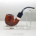 Savinelli Pipe 614 Trevi 9mm Smooth Dark Made in Italy