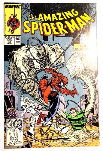Amazing Spider-Man 303 Sandman Silver Sable Marvel Comic Raw Ungraded VF-NM
