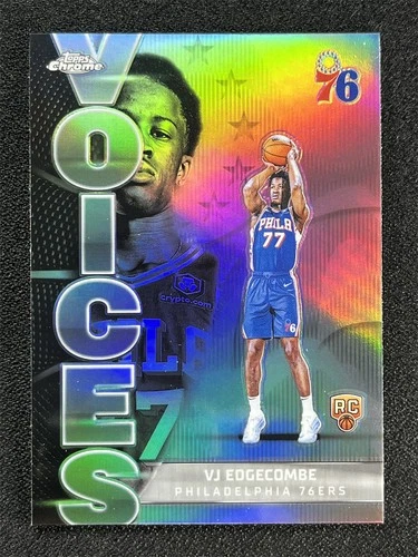 2025 Topps Chrome VJ Edgecombe Refractors (RAW)