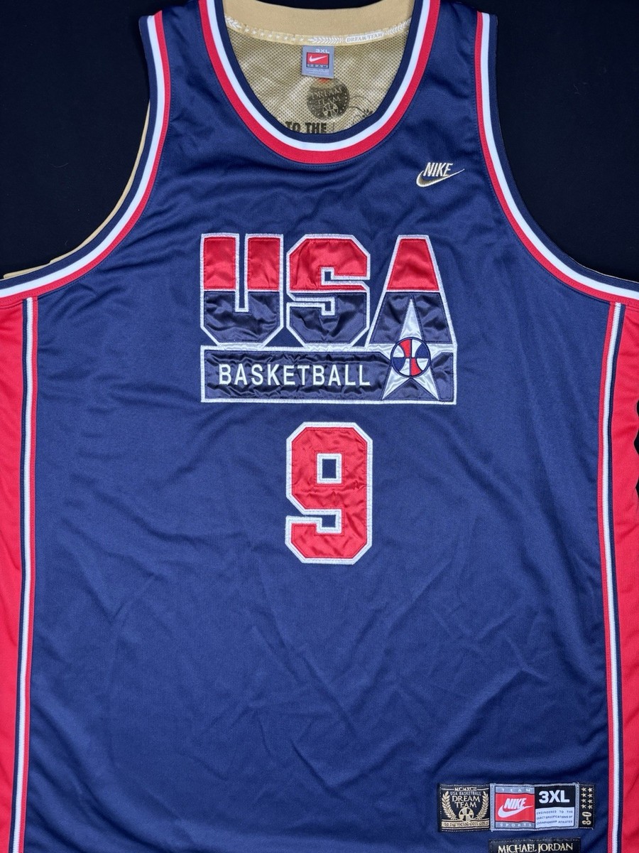 RARE Michael Jordan 1992 Dream Team USA Olympic NIKE SEWN STITCHED