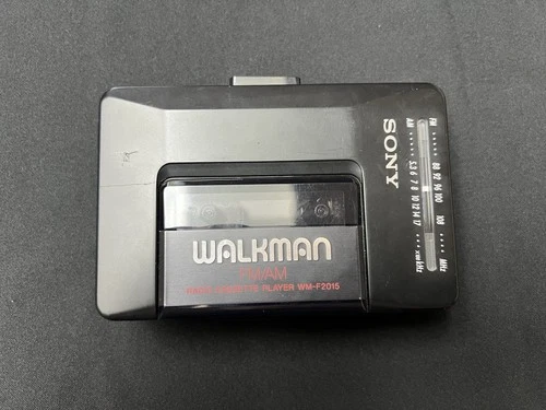 Vintage Sony Walkman WM-F2015 FM/AM Radio Cassette Player - CrO2/Metal Switch