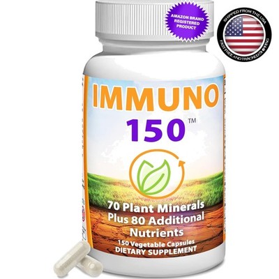 Immune Support Supplement - 70 Plant Minerals & 13 Vitamins in 150 Capsules