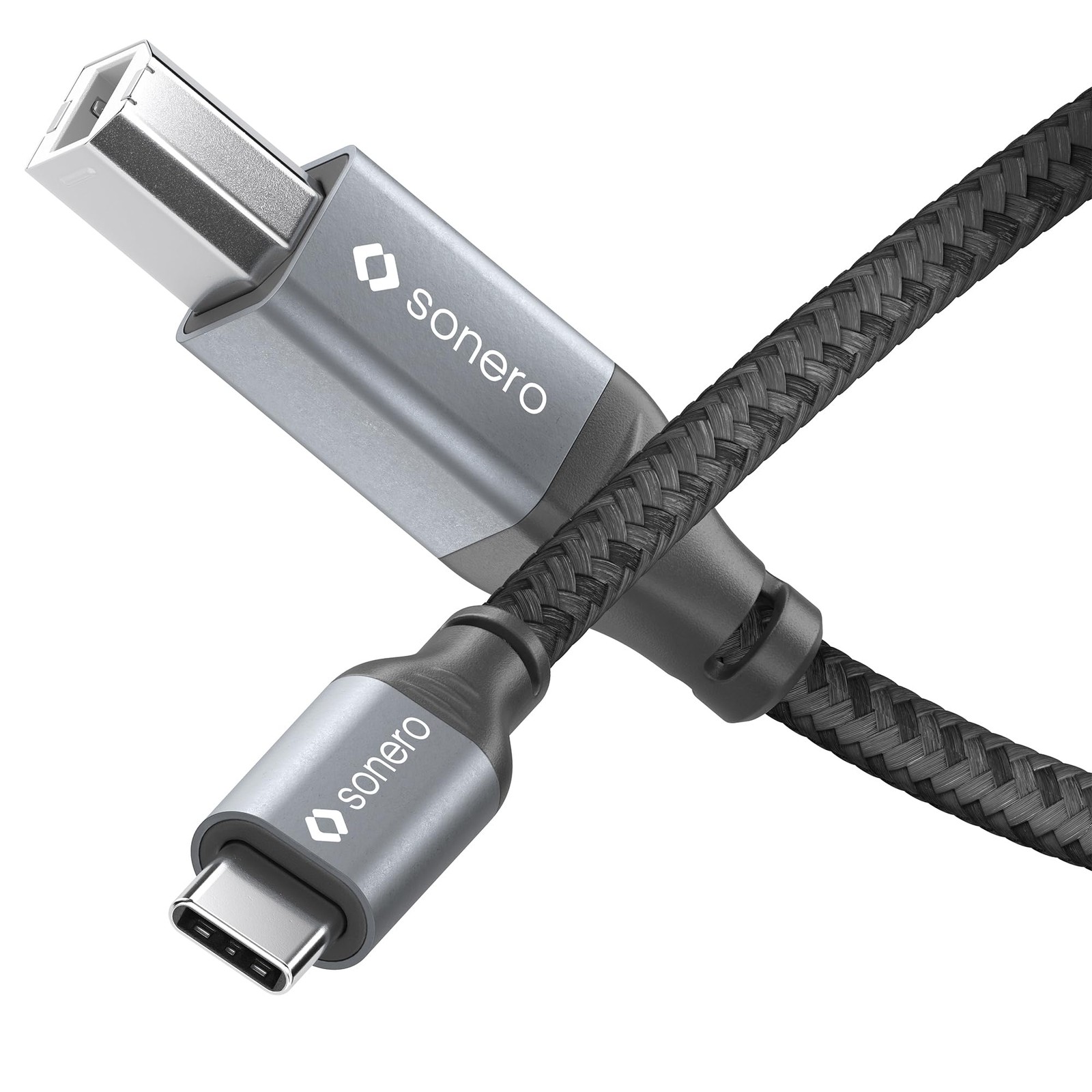 ® Cavo USB 2.0 cavo di collegamento cavo stampante da spina C a spina B 480 MB/s