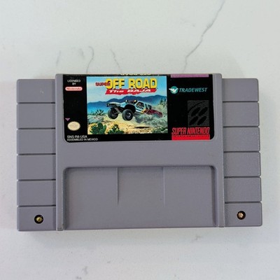 Super Off Road: The Baja (Super Nintendo SNES, 1993) Authentic & Tested