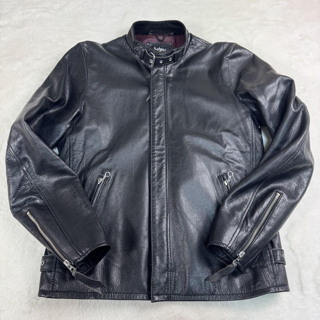 Schottライダースジャケット Schott Single Riders Leather Jacket Men's Size M From Japan