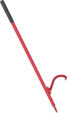 Heavy-Duty Steel Log Turning Hook Tool for 8–32" Logs, 60 in Wood Handling Tool