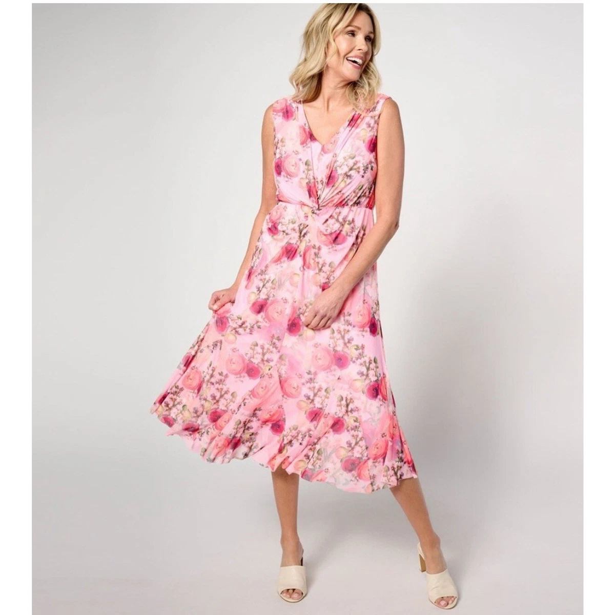 Robe Isaac Mizrahi Magenta - Taille 8 - Pour Occasion Spéciale - état Très Bon