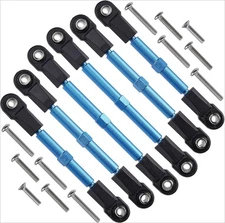 6Pcs Aluminum Turnbuckle & Camber Link Set for Traxxas Slash/Rustler/Hoss
