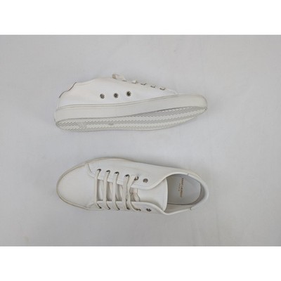 Saint Laurent Paris Malibu L T Sneakers SL SIG in Blanc BNWB 43.5