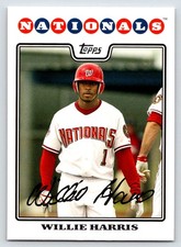 2008 Topps Updates & Highlights #UH79 Willie Harris Washington Nationals