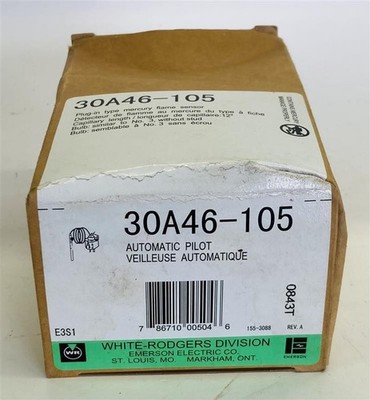 WHITE RODGERS AUTOMATIC PILOT - #30A46-105