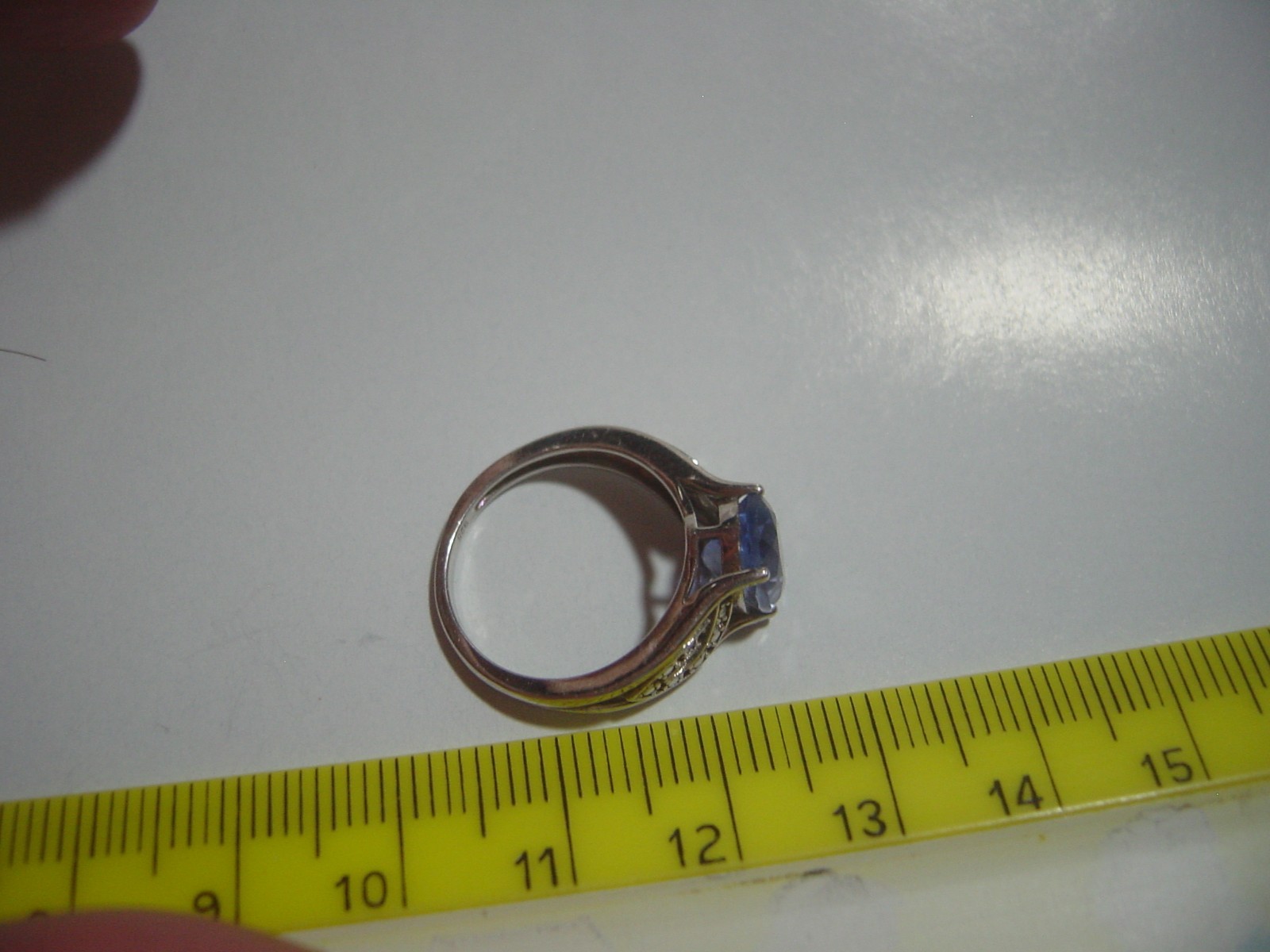 vintage Solid Silver Ring-superb genuine natural … - image 14