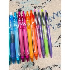 BIC Gel-ocity and Atlantis Retractable Pens Bundle 15ct Multi Color 0.7mm Medium