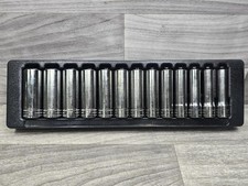Snap-on 313tsmya 12 Drive 13-piece Metric Deep Socket Set A1d033515