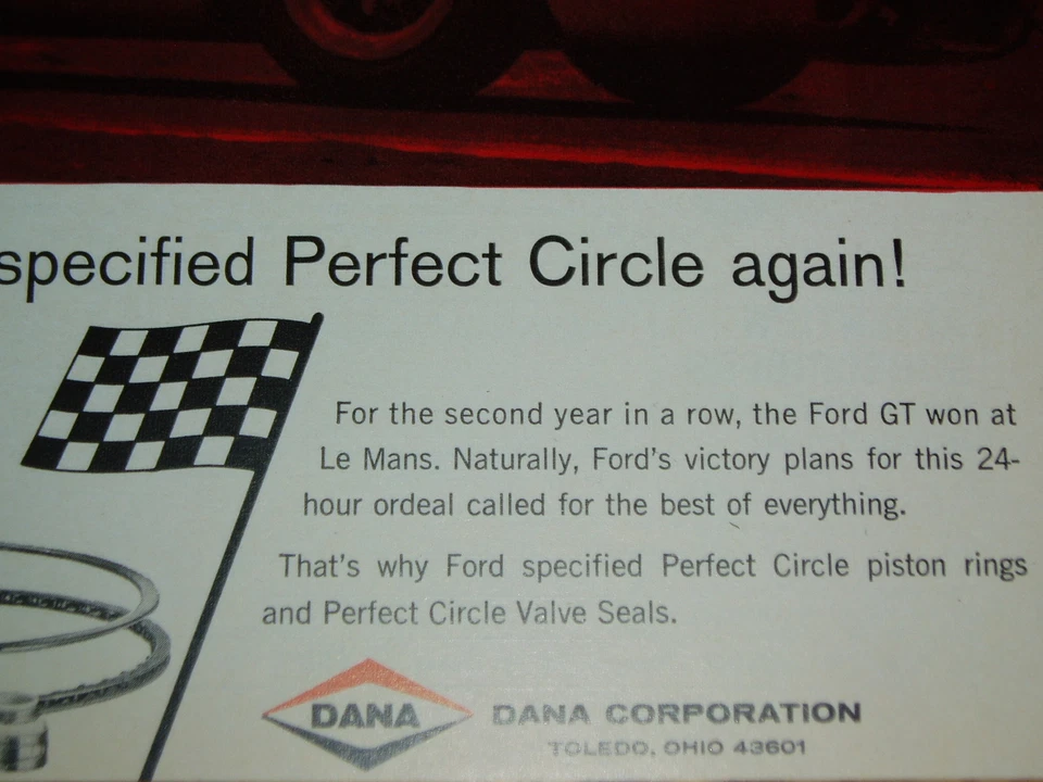 1967 FORD GT-40 ORIGINAL AD *1968-1969/Mustang Boss 302/429/GT40/Shelby Cobra/AC — 第 3/3 张图片