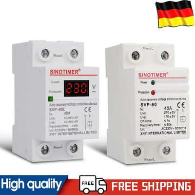 50/60Hz Self-reset Over-voltage Protection Device Relay Undervoltage Protector