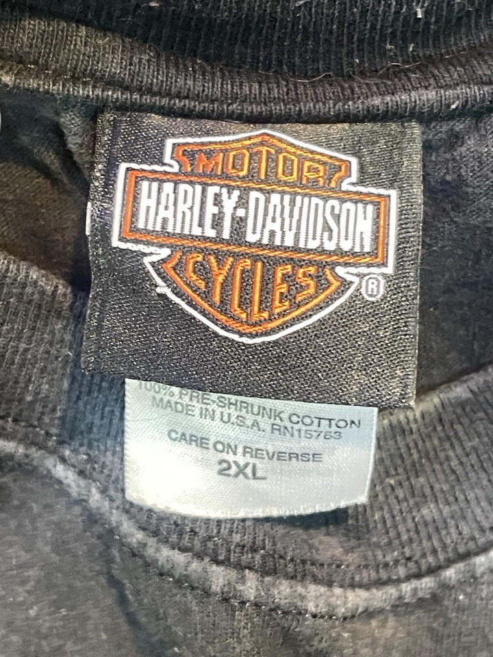 Harley Davidson Men’s XXL Tank Top Vintage Made In USA Black Paducah