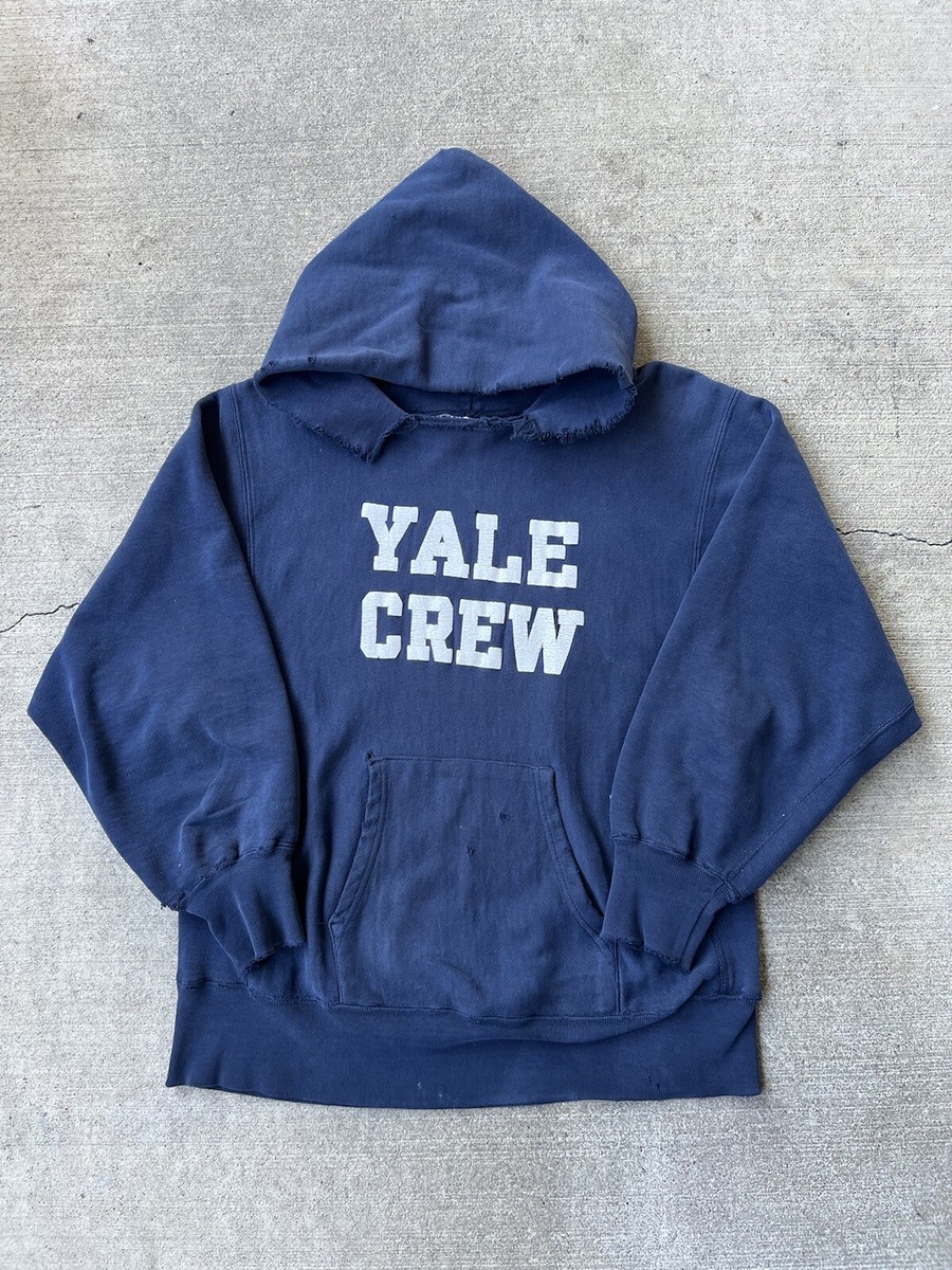 Vintage 80s Champion Reverse Weave Hoodie Yale Crew Ivy Vintage 80s Champion Reverse Weave Hoodie Yale Crew Ivy