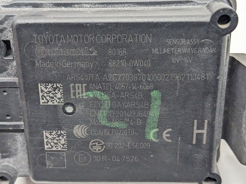 Toyota 4Runner Adaptive Cruise Distance Sensor Radar 2019-2022 88210-0W040 - Picture 3 of 3