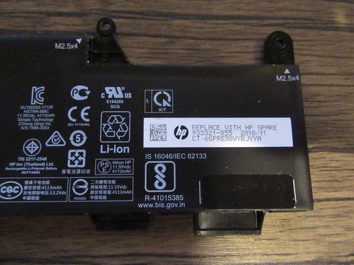 Notebook HP Elitebook 840 G5 batteria originale #SS03XL 11,55 V,50 Wh, 4113 mAh #HP06 - Foto 2 di 6